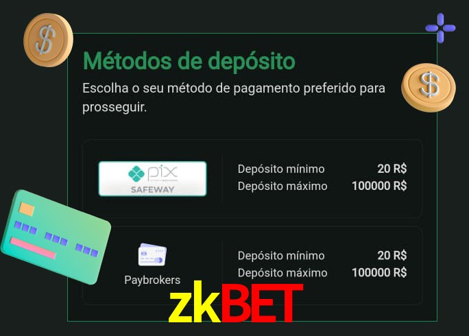 O cassino zkbet oferece uma grande variedade de métodos de pagamento