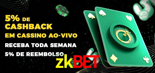 Promoções do cassino ao Vivo zkbet